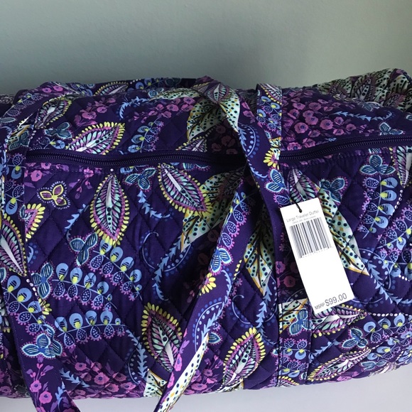 Vera Bradley Bags Vera Bradley Batik Leaves Large Traveler Duffel